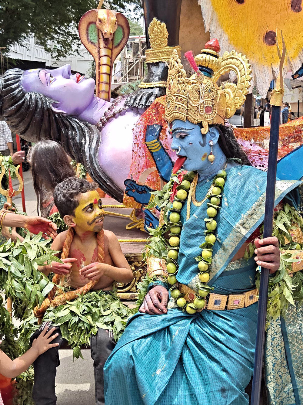 Conversation during a Folk Festival