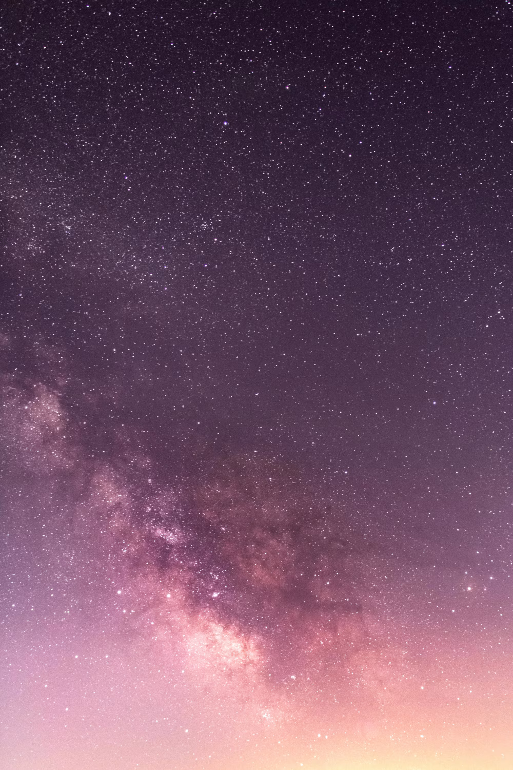 Starry Night Sky Showing the Milky Way Galaxy in Brilliant Detail