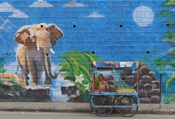 Street art mural