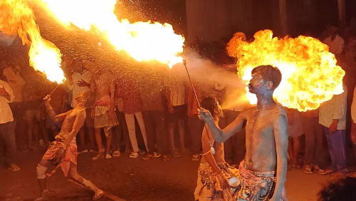 Life in fire